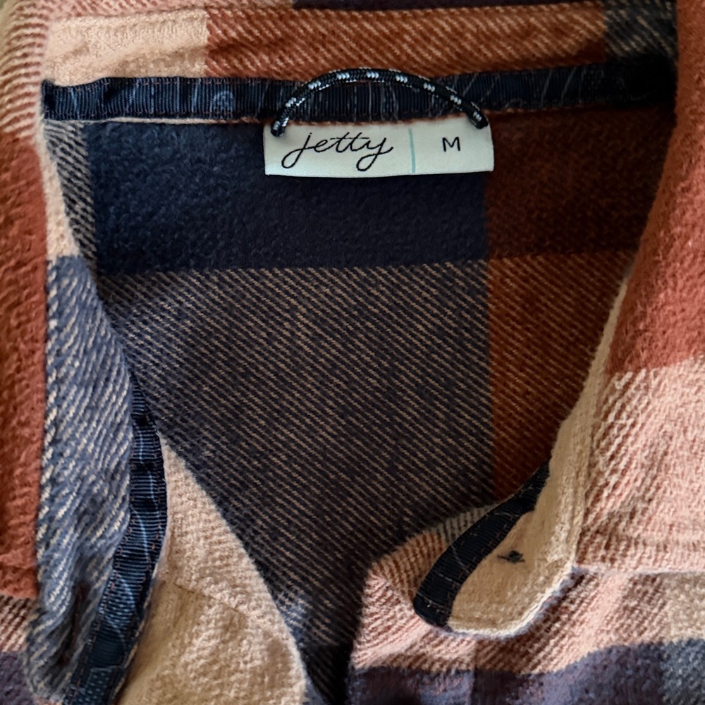 Jetty Plaid Flannel Shirt size M - Picture 2 of 6